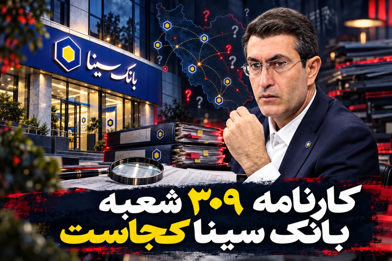 بانک سینا چقدر درآمد می‌سازد، چقدر هزینه می‌بلعد؟/۳۰۹ شعبه روی ترازوی عملکرد